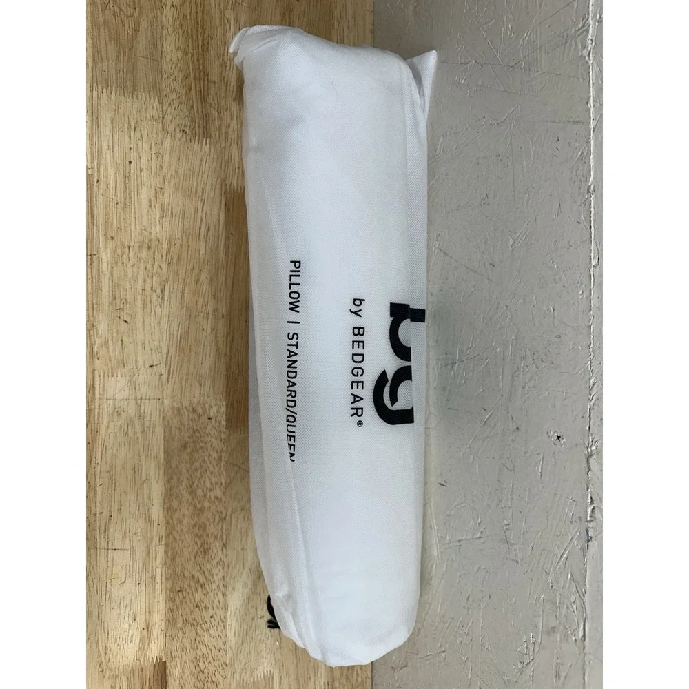 Pair (2) Standard Queen Size BG BedGear Bed Pillows With Pillow Protector